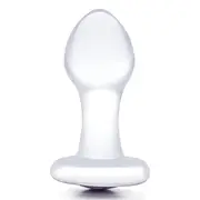 Glas 3.5-inch Bling Glass Butt Plug