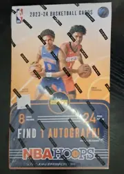 2023-24 Panini NBA Hoops Basketball Factory Sealed Hobby Box