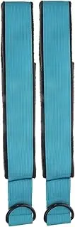 BESPORTBLE 2pcs Yoga Straps Pilates Ring Stretching Straps for Full Body Exercises High Elastic Bodybuilding Tension Bands