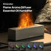KINSCOTER Flame Aroma Diffuser Air Humidifier Ultrasonic Cool Mist Maker Fogger