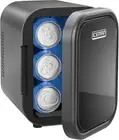 Mini Portable Fridge, Cools & Heats, Freon Free & Eco Friendly, Includes Plugs