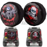 1.9" Tire Cover "BACK OFF" "DON'T TOUCH ME" FOR RC 1:10 Crawler Traxxas TRX-4