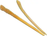 HAPINARY Retro Elegance in Bamboo 2 Vintage Hair Chopsticks Women's Hairpin for Retro Styling Decorative Hair Stick Random Color