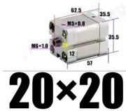 New 1pc ADN20*20-P-A cylinder internal thread cylinder