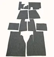JAGUAR XKE E-TYPE UNDERFELT KIT FROM 1962 TO 1970 NEW