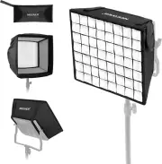 NEEWER 12.2"X11.4" Foldable Softbox Diffuser with Grid and Bag for NL660/SNL660/