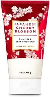 Bath & Body Works Japanese Cherry Blossom 2020 Edition Rice Milk and Shea Body Scrub 8 oz / 236 g