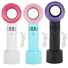 360° Bladeless Fan Hand Held Desktop Mini Portable USB Rechargeable Cooler Fan U