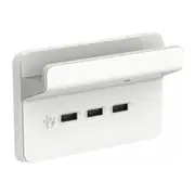 Clipsal Iconic 3 Gang USB Charging Station + Shelf