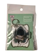 Zoro w/ Three Knives Anime Hero Acrylic Keychain Backpack Charm New