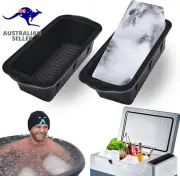 Extra Large Ice Block Mold,2 Pack 4.7Lbs Ice Cubes for Cold Plunge or Coolers,Re