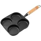 1 Piece Uncoated Egg Frying Pan Healthy Cast Iron Pancake Cooker for4541