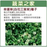 【蔬菜之家滿額免運】00M09.幸運草(白花三葉草)種子1公斤(為草坪草種/地被植物)