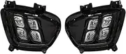 Fog Lights DRL Daytime Running Light Auto Front Bumper Driving Daylight Waterproof Car Accessories for KIA for Sorento 2015 2016 2017 Fog Light Fog Light Lamp Assembly(US Model)