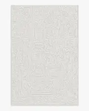 200' x 290' | Machine Washable Runner Rug | Kid & Pet Friendly | Indoor Rug | Freestyle Pearl Rug by Keith Haring | Ruggable