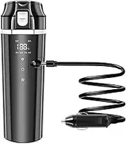 12V/24V Car Heating Thermos Cup - 500ML Stainless Steel Travel Coffee Mug with Temperature Control