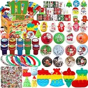 66 Pcs Christmas Party Favors for Kids, Stocking Stuffers, Christmas Gifts, Pop Fidget Treasure Box Toys, Goodie Bag Stuffers, Carnival Prizes, Prize Box Toys for Kids Classroom
