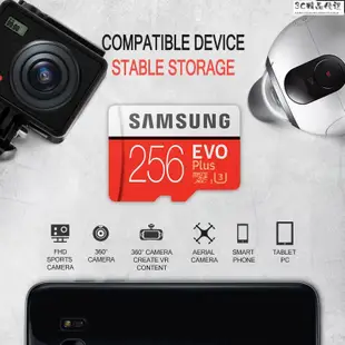 【熱銷】SAMSUNG 存儲卡EVO Plus 4K超高清記憶卡256GB 128G 64GB Mi滿足3C精品優選