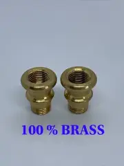 2 x Brass Cone Pieces Screw In Slip In W/Keychain & Cleaner Brand New SYD Stock