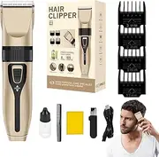Cordless Hair Clippers Shavers, Rechargeable Beard Trimmer Electric Cordless, Professional Edgers Liners Grooming Kit Waterproof for Mustache, Body, Nose, Ear