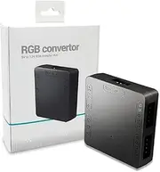 Toptekits RGB Converter, 5V 3-Pin ARGB to 12V 4-Pin Converter, ADD-RGB to Motherboard Transfer Hub, Non-Compatible With Asrock