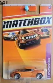 MATCHBOX 2010 - '08 LOTUS EVORA [ORANGE] NEAR MINT VHTF CARD GOOD
