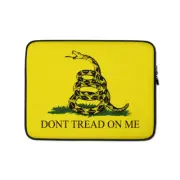 Don't Tread On Me Gadsden U.S. Revolutionary Flag Custom Laptop Computer Sleeve