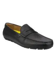 [Florsheim] Motor Moc Toe Perf Venetian Driver Shoes in Black
