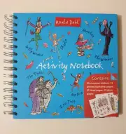 Roald Dahl Activity Spiral Notebook Stickers Paladone Willy Wonka Witches Twits