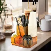 Coffee Bar Condiment Rack Coffee Pod Holder for Worktop Pantry Home Use