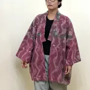 Cadence Vintage Quilted Kimono Jacket Handmade Oversized Plus Size XL 2XL 3X