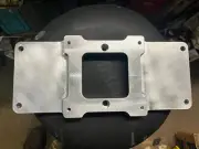 6-8-71 671 871 8 BLOWER SINGLE CARB ADAPTER FOR HOLLEY 4150 ON SUPERCHARGER