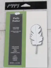 Poppy Stamp Steel Craft Die, Fluffy Feather, 978