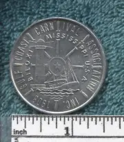 1970 Mardi Gras Token: Gulf Coast Carnival Assoc. Inc. BILOXI