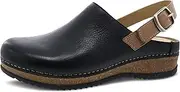 [Dansko] Women's Merrin Sling-Back Mule Clog - Dual Density Cork/EVA Midsole and Lightweight Rubber Outsole - Durable and Comfortable Ride on Patented Stapled Construction
