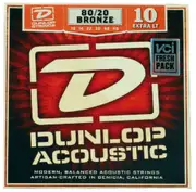 Dunlop 80/20 Bronze Acoustic Guitar Strings 10-48