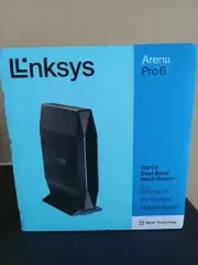New Linksys Arena Pro 6 E8450 Dual-Band Wi-Fi 6 Router AX3200 Speed Mesh Systems