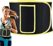 Workout Waist Trainer for Women - Elastic Compression Men Waist Trainer for Belly Fat | Stretchy Slimming Belt for Running Jogging Weightlifting Fitness Climbing