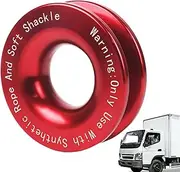 Soft Shackle Recovery - 41,000 LBS Snatch Recovery Ring, High Strength Recovery | Heavy Duty Off-Road Tow Ring and Rust Proof Snatch Block Pulley For
