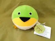 NWT Tenohira Mocci Big Maniac Green Bird 5" Plush