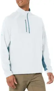 Callaway Weather Series Base Layer Men's S Fleece Eco Striped Mid Weight White