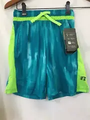 New Russell Boy Core Short Dri-power 360 Reflective Comfort Waist Athletic