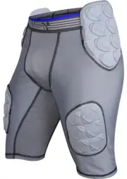 Exxact Sports Touchdown 5-Pad Youth Football Girdle for Boys with Cup Pocket