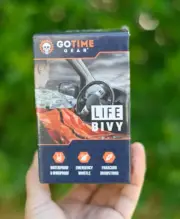 Go Time Gear LifeBivy Emergency Equipment: Sleeping Bag Paracord Whistle