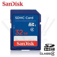 在飛比找Yahoo!奇摩拍賣優惠-SanDisk SDHC 32GB 記憶卡 Class 4 