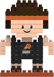 NBA Forever Collectibles: 3D Brxlz Mini Building Blocks- Mini Player, Phoenix Suns, One Size