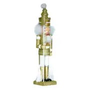 Nutcracker Christmas Decorations LED Ball King Centerpieces for Dining Table