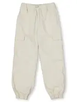 Miss Mango Girls Parachute Pants, White, Size 12