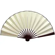 10/13 Inch Folding Fan Hand Silk Cloth DIY Chinese Folding Fan Wooden Bamboo Ant