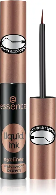 Essence cosmetics waterproof liquid eyeliner 02-brown 3ml